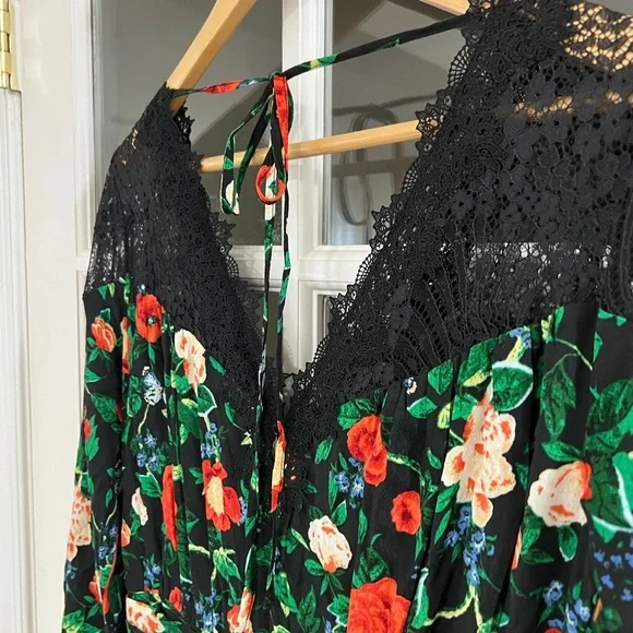 Anthropologie Lacy V-Neck Mini Dress - Size 8 - Picture 9 of 11